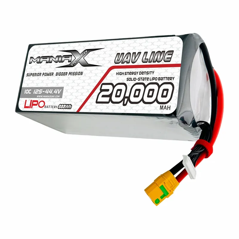 ManiaX Solid-Drone Lipo 12S-44.4V 20.000mAH 10C & Baterai UAV