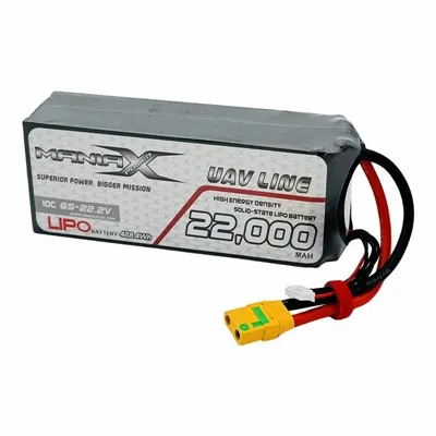 ManiaX Solid-Drone Lipo 6S-22,2V 22.000mAH 10C & Baterai UAV