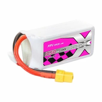 Baterai Lipo Balap FPV 6S-22.2V 1050mAh 100C